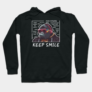 Happy with music Hoodie